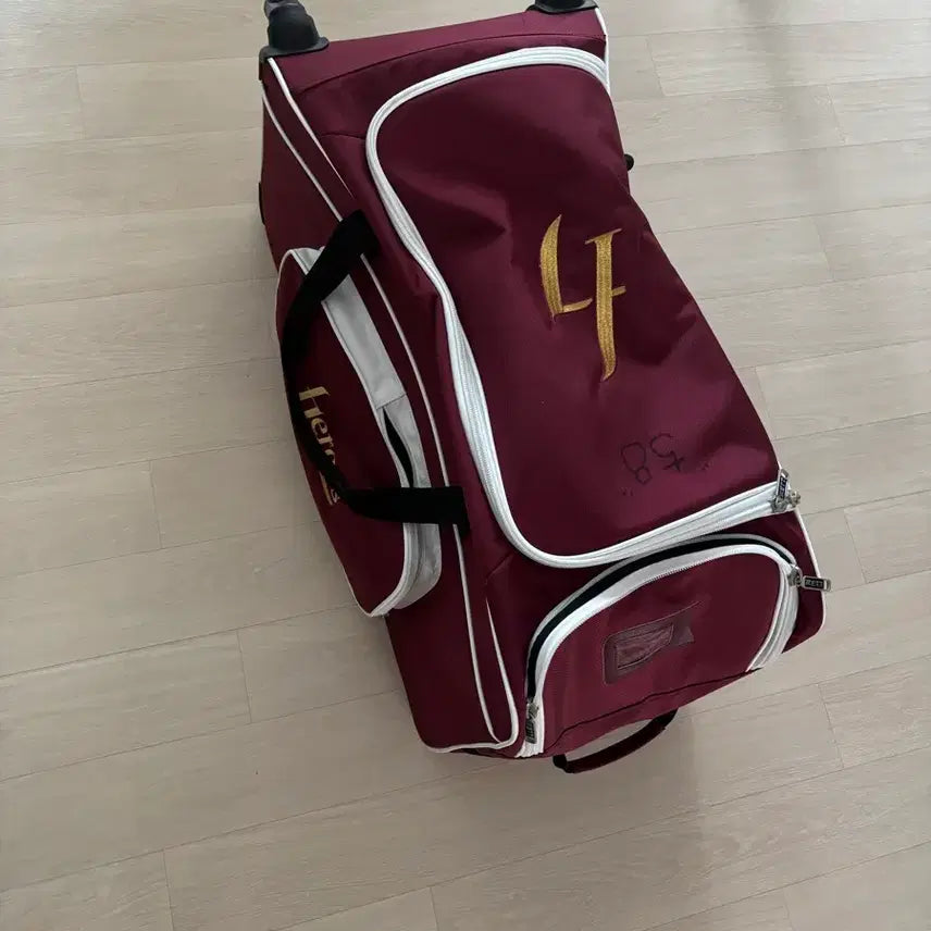 [BUNJANG] Kiwoom Heroes Baseball Equipment Bag with Wheels / 키움 도구 가방