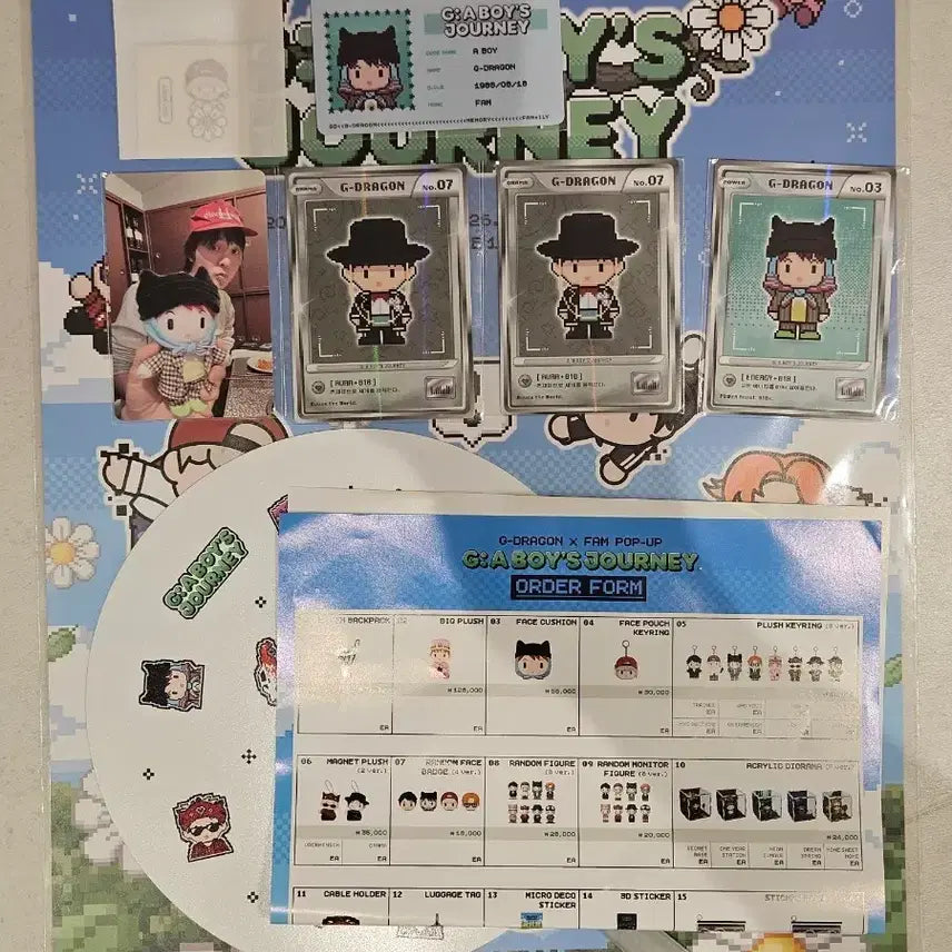 [BUNJANG] G-Dragon Lucky Draw Set G:ABOY'S JOURNEY / 지드래곤 영등포 팝업 멤버십 특전 세트 G:ABOY'S JOURNEY