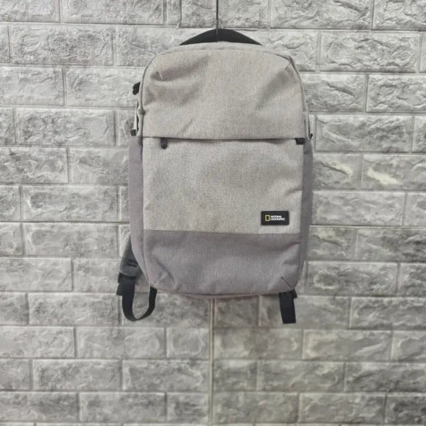 [BUNJANG] National Geographic Unisex Backpack Gray / 새상품 내셔널지오그래픽 백팩 그레이 남여공용