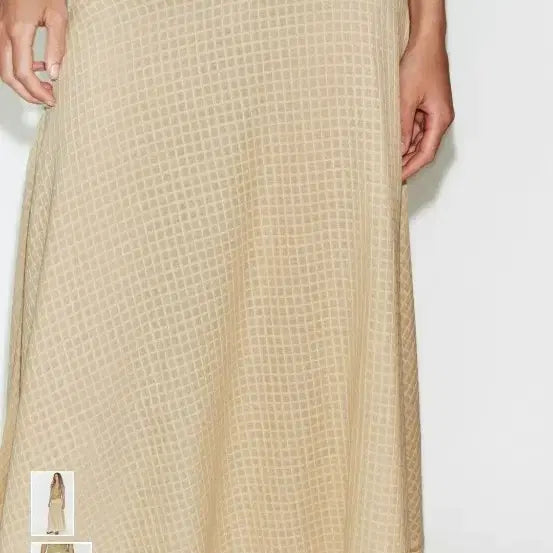 [BUNJANG] Zara Check Long Skirt / 자라 체크 롱스커트  새상품