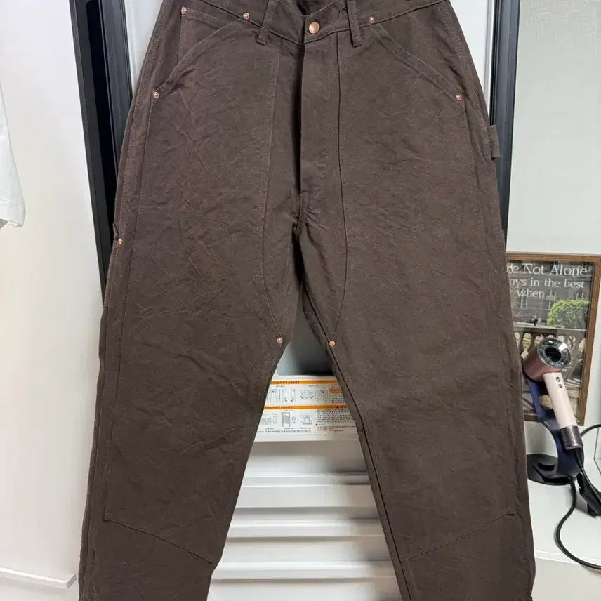 [BUNJANG] COMOLLI 26SS Cotton Duck Painter Brown Pants / 코모리 26SS 코튼덕 페인터 브라운 2