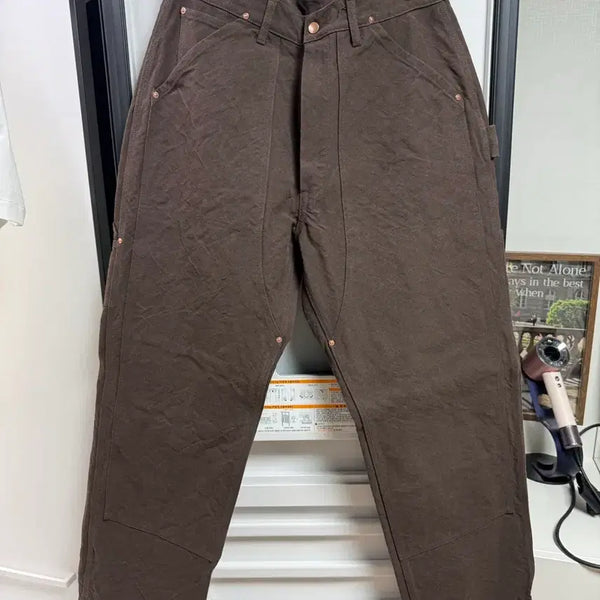 [BUNJANG] COMOLLI 26SS Cotton Duck Painter Brown Pants / 코모리 26SS 코튼덕 페인터 브라운 2
