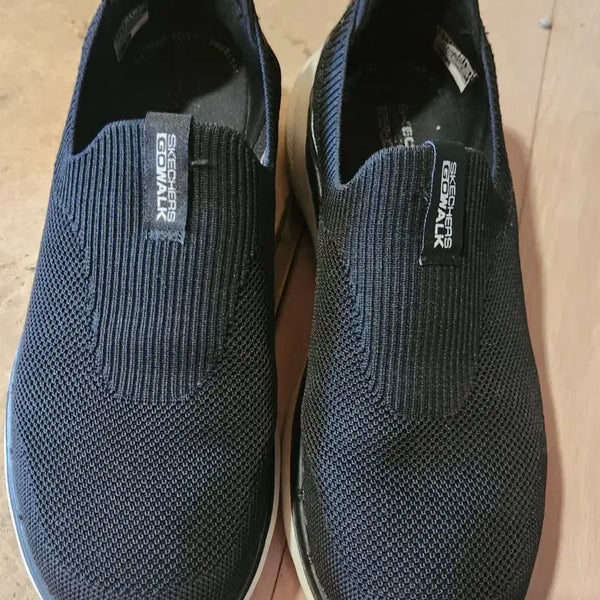 [BUNJANG] Skechers Go Walk Black Men's Sneakers / 스케쳐스 고워크 블랙 남성 운동화