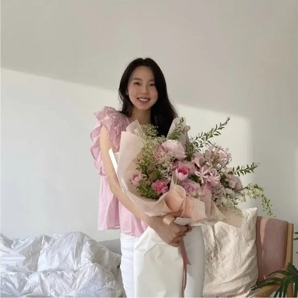 [BUNJANG] And Other Stories Sohee Blouse Pink / 새제품 앤아더스토리즈 소희 블라우스 핑크