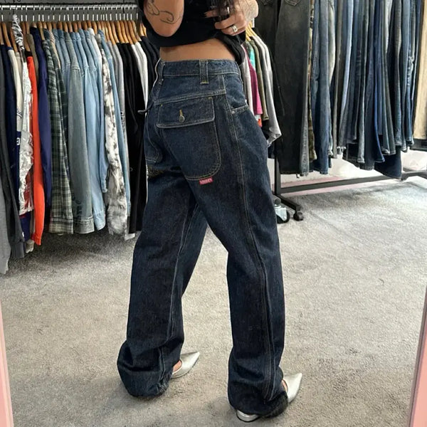 [BUNJANG] FUBU 90s Wide Regular Denim Pants / FUBU 후부 90s 와이드 레귤러 데님 팬츠(30)