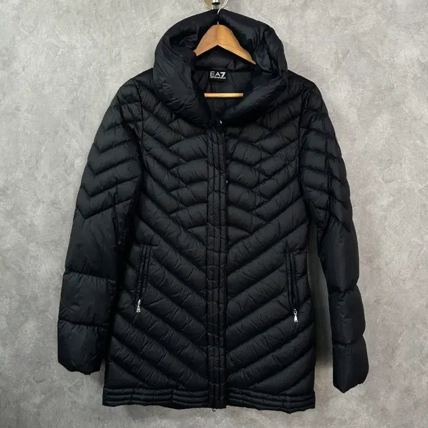 [BUNJANG] EA7 Emporio Armani Padded Jacket Black XS / EA7 엠포리오 아르마니 패딩 자켓 블랙 XS