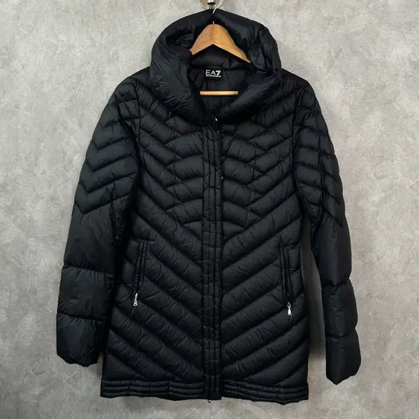 [BUNJANG] EA7 Emporio Armani Padded Jacket Black XS / EA7 엠포리오 아르마니 패딩 자켓 블랙 XS