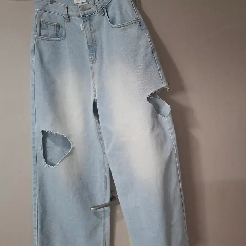 [BUNJANG] Bell201 The First Two-Hole Wide Pants (L) / 벨201 더퍼스트 투뻥 와이드 팬츠(L)