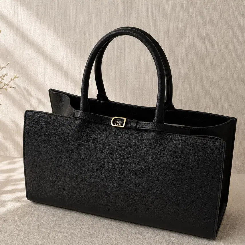 [BUNJANG] RECTO 24FW October 1997 Tote Bag Large Black / 렉토 24FW 옥토버 1997 토트백 블랙 라지