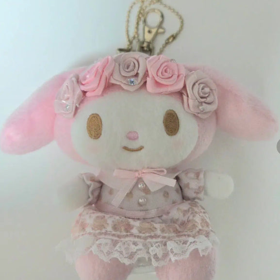 [BUNJANG] LizLisa My Melody Mascot Keychain Doll / 마이멜로디 리즈리사 마스코트 키링 인형