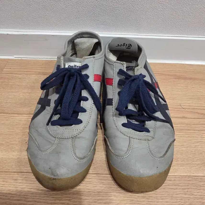 [BUNJANG] Onitsuka Tiger Mexico 66 Grey Sneakers Size 255 / 오니츠카타이거 멕시코66 회색 스니커즈 255