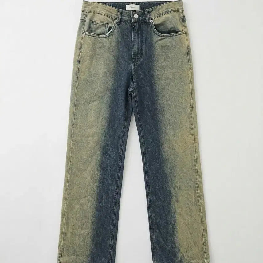 [BUNJANG] LEMARD Vintage Washed Wide Denim Pants / LEMARD 빈티지 워싱 와이드 데님 팬츠 1