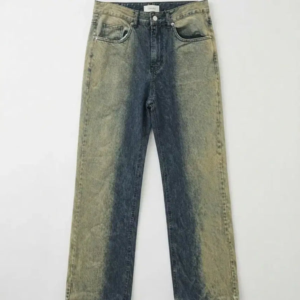 [BUNJANG] LEMARD Vintage Washed Wide Denim Pants / LEMARD 빈티지 워싱 와이드 데님 팬츠 1
