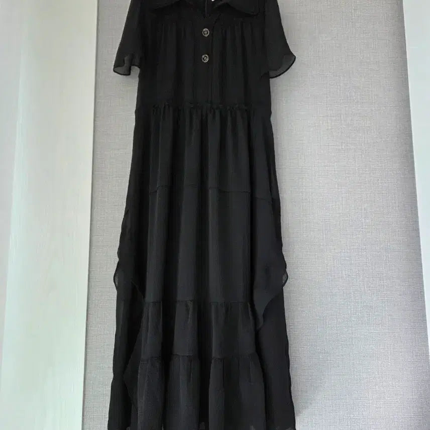 [BUNJANG] BESTI BELLI Chiffon Flowy Long Dress / BESTI BELLI  쉬폰풍성롱원피스