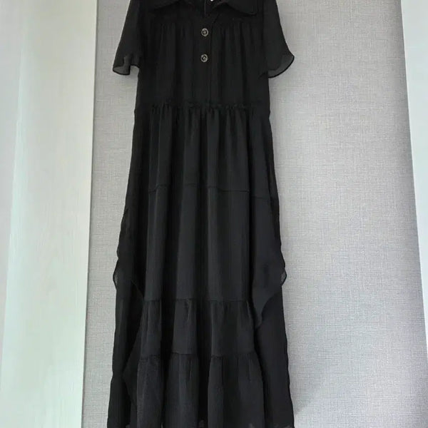 [BUNJANG] BESTI BELLI Chiffon Flowy Long Dress / BESTI BELLI  쉬폰풍성롱원피스