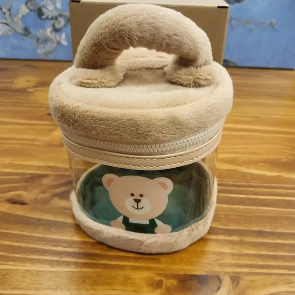 [BUNJANG] Bear Pouch Beige / 곰돌이 파우치 베이지색