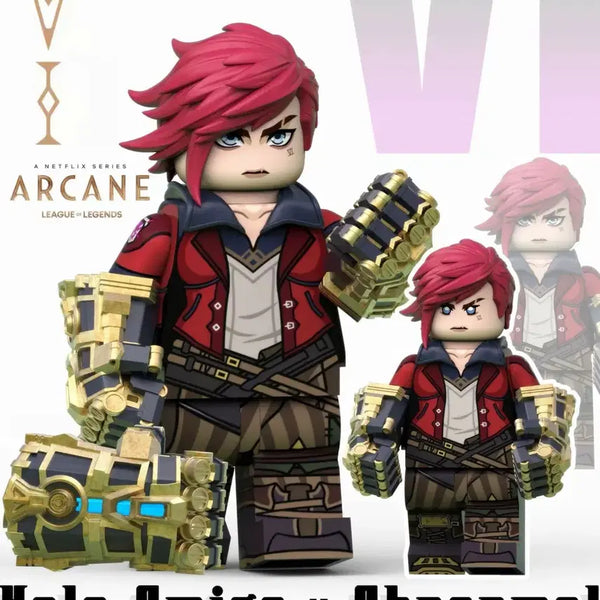 [BUNJANG] Custom Lego Abnormal Vi from Arcane / 판매)레고 커스텀 앱노멀(abnormal) 아케인 바이