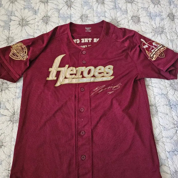 [BUNJANG] Kiwoom Heroes Seo Geon-chang 2017 Cycling Hit Commemorative Jersey (XL) / 키움히어로즈 서건창 2017 사이클링 히트 유니폼 (105 XL)