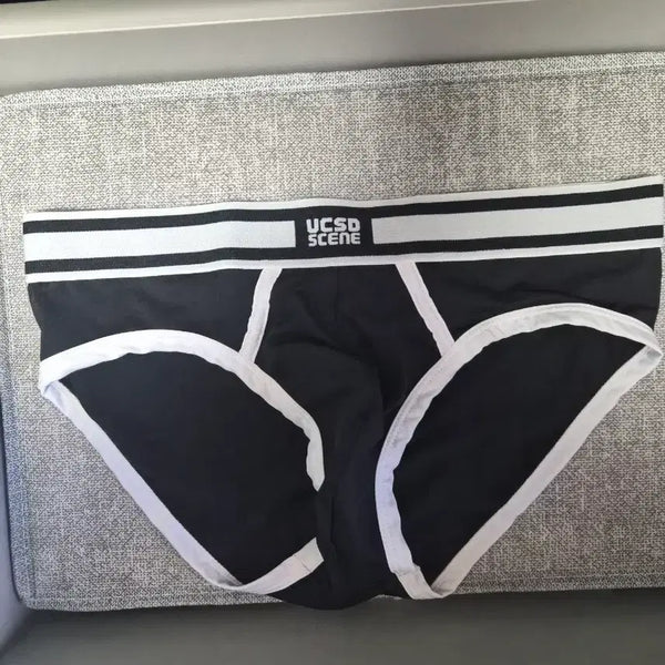 [BUNJANG] UCSD Scene Black Men's Triangle Briefs / UCSD SCENE 블랙 남자 삼각팬티