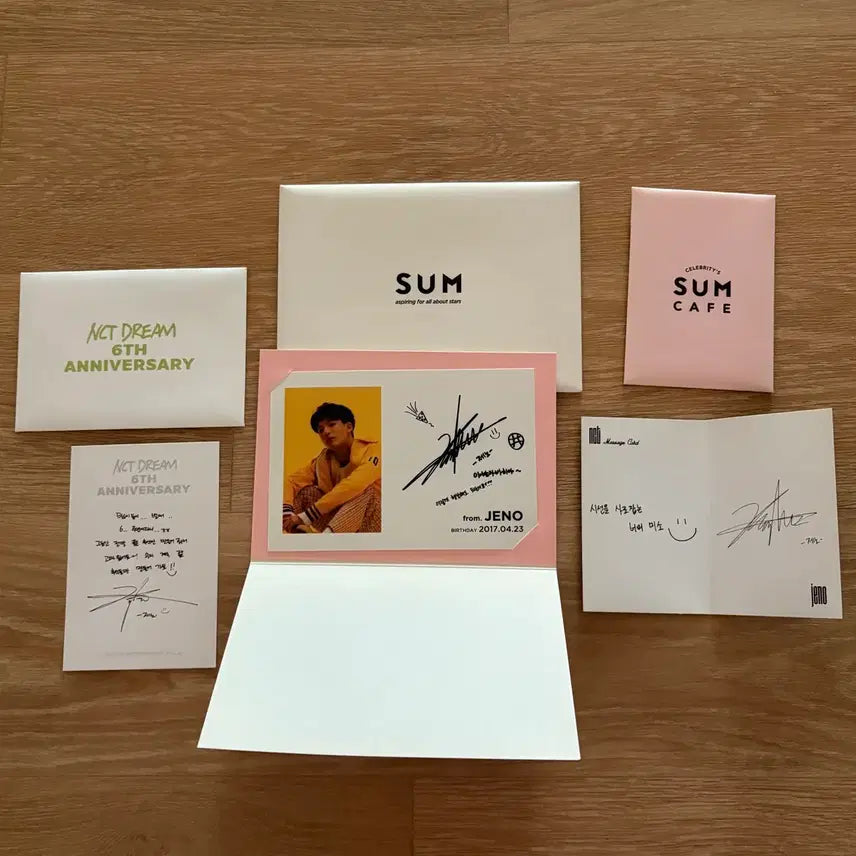 [BUNJANG] NCT Dream Jeno Postcard Set Bundle Set / [일괄]nct dream 제노 엽서 세트 엽서카드 생일카드 제노굿즈 nct jnjm