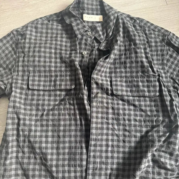 [BUNJANG] Known Tartan Check Shirt / 노운 타탄 체크셔츠