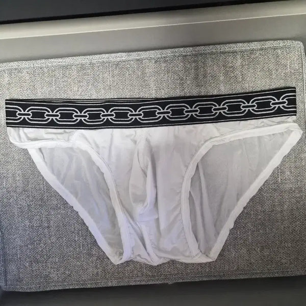 [BUNJANG] UCSD Scene White Men's Triangle Briefs / UCSD SCENE 화이트 남자 삼각팬티