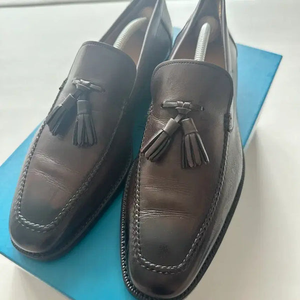 [BUNJANG] Sutor Mantellassi Leather Tassel Loafers - Size 6 (260) / 수토만테라시 테슬로퍼 6사이즈(260)