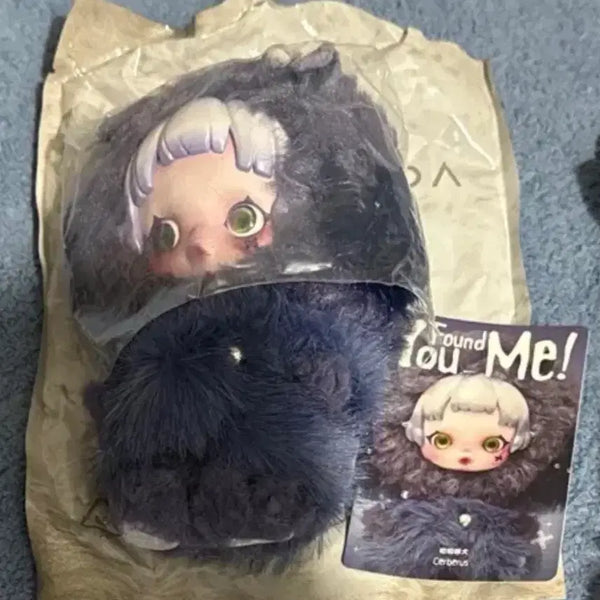 [BUNJANG] Pop Mart Skullpanda Cerberus Plush Keychain / 팝마트 정품 스컬판다 케르베로스(cerberus) 인형키링