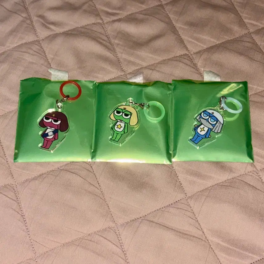 [BUNJANG] Keroro Gunsou Keroro Mesirushi Acrylic Keyring Giroro Dororo / 지로리 개구리 중사 케로로 메지루시 아크릴 키링 기로로 도로로
