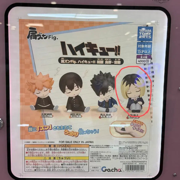 [BUNJANG] Haikyuu!! Kozume Kenma Shoulder Cushion Gacha / 하이큐 켄마 어깨쿵 가챠