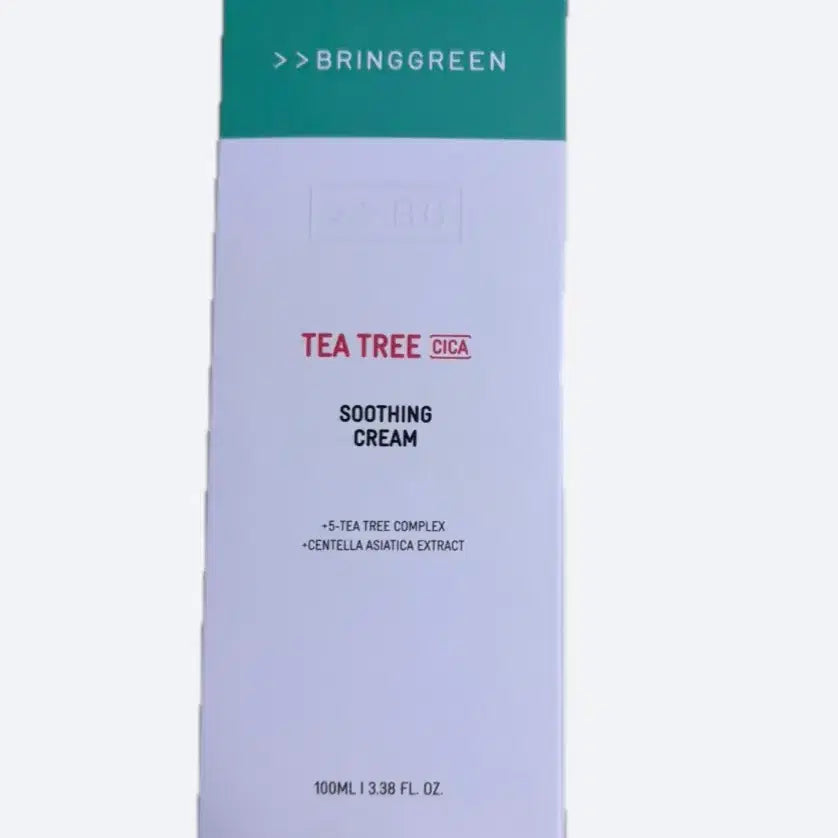 [BUNJANG] Bring Green Tea Tree Cica Soothing Cream 100ml / 브링그린 티트리 시카 수딩 크림 100ml