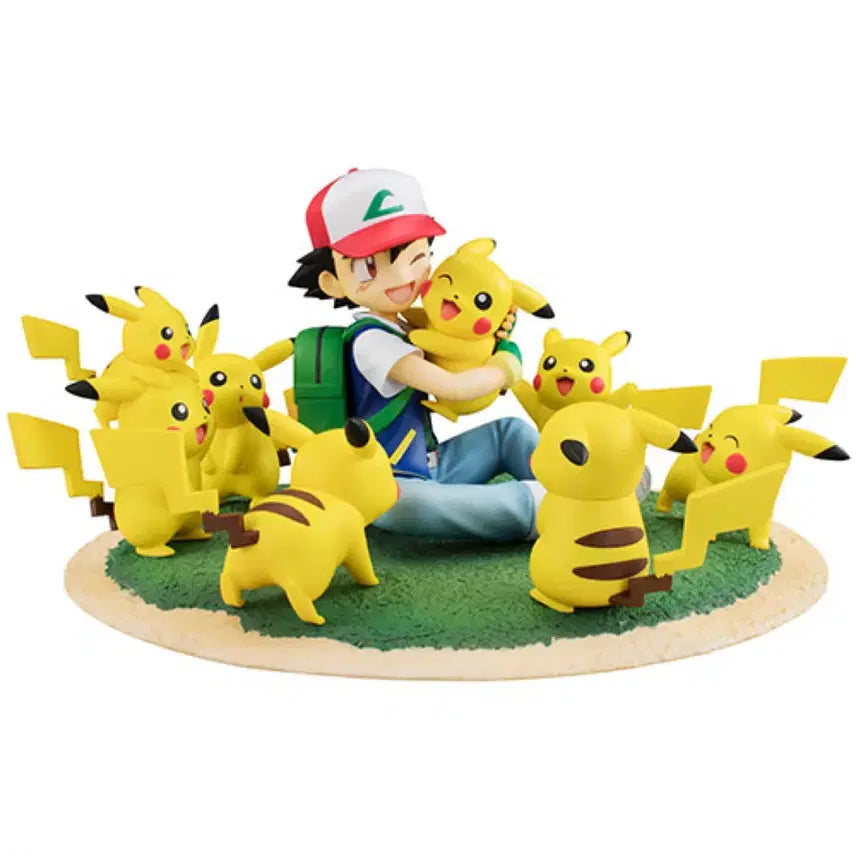 [BUNJANG] MegaHouse GEM Pokemon Ash & Pikachu Figure / 메가하우스 GEM 포켓몬스터 지우 피카츄 피규어