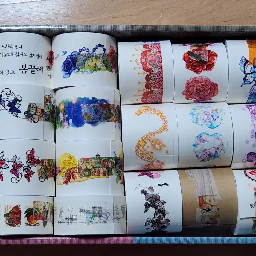 [BUNJANG] Assorted Sticker Decals and Tape - Collection Purge / 가격다운) 인물집처분 다꾸처분 디테컷 박테컷 일괄처분