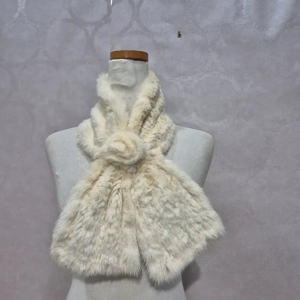 [BUNJANG] Ungaro Natural Mink Scarf / 웅가로 천연 밍크 목도리
