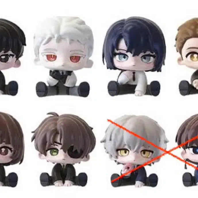 [BUNJANG] Ghost Story Office Appearance Sitting Figure Set (Kim Sol-eum, Lee Ja-heon, Eunha Je, Park Min-seong, Go Young-eun, Baek Sa-heon) / 괴담출근 모두앉아 피규어 김솔음 이자헌 은하제 박민성 고영은 백사헌