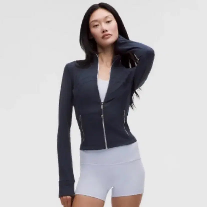 [BUNJANG] Lululemon Define Cropped Jacket Navy / 새재품 룰루레몬 디파인 크롭 자켓 네이비