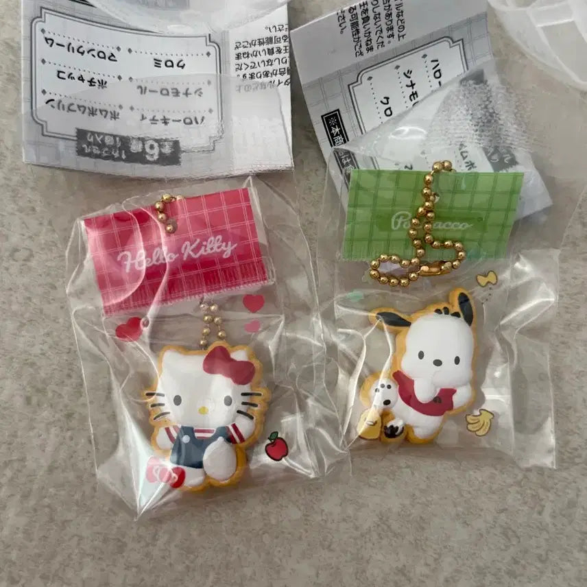 [BUNJANG] Hello Kitty & Pochacco Icing Cookie Gacha Figure Bundle Set / 키티 포챠코 아이싱 쿠키 디저트 피규어 가챠 일괄