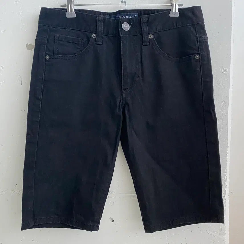 [BUNJANG] Guess Black Denim Shorts / (29) 게스 GEUSS 흑청 블랙 데님 쇼츠 반바지
