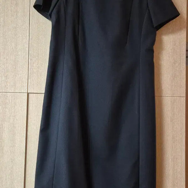 [BUNJANG] Black Short Sleeve Dress / 블랙 장장 원피스