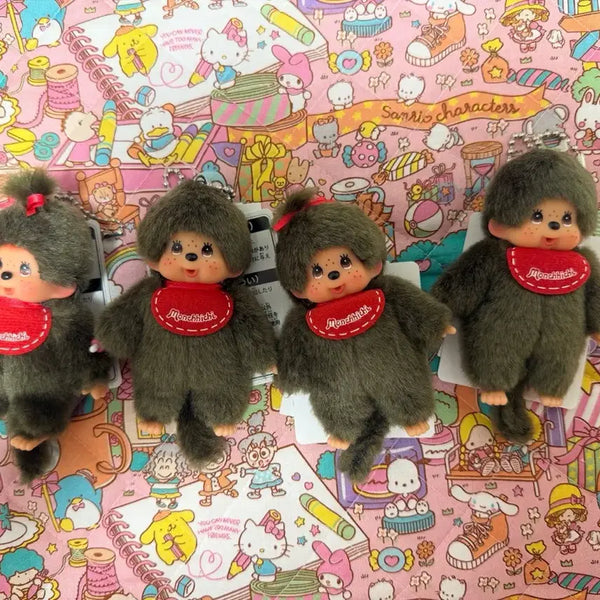 [BUNJANG] Monchhichi Mini Keychain Set (Boy + Girl) / 몬치치 미니 키링 세트 (남아+여아)