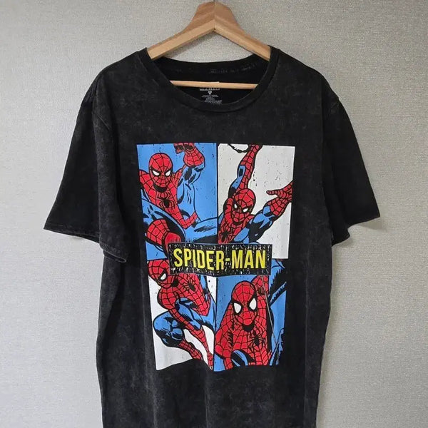 [BUNJANG] Spider-Man Graphic T-Shirt / 스파이더맨  그래픽 x반팔 티셔츠