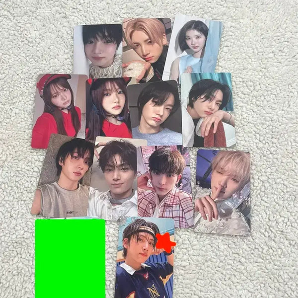 [BUNJANG] Bundle Set - Boynextdoor Myungjae, Enhypen Jay, Le Sserafim Eunchae, &team Yuma, Harua, NCT WISH Sakuya Photocards / 일괄) 보넥도 성호 엔하이픈 제이 르세라핌 은채 앤팀 이즈위 유마 하루아 엔시티위시 사쿠야 포카