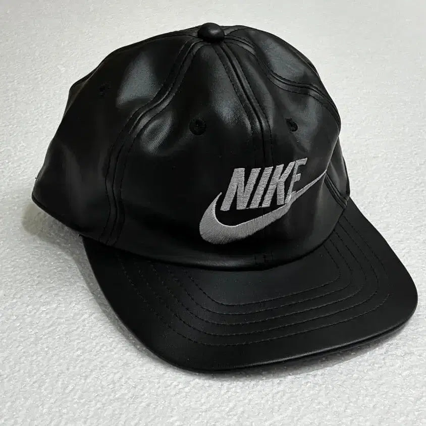 [BUNJANG] Nike 90s Leather Cap CP171A Deadstock / 90s 나이키 레더 캡 볼캡 CP171A 미사용 데드스탁