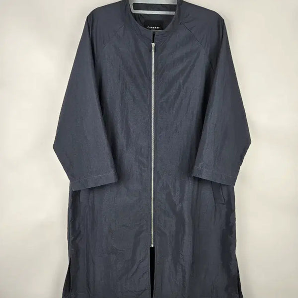 [BUNJANG] Canmart Women's Navy Oversized Lightweight Windbreaker Zip-Up Jacket / [무료배송]캔마트 F 여성 오버핏 얇은 바스락 원단 바람막이 집업 자켓 네이비