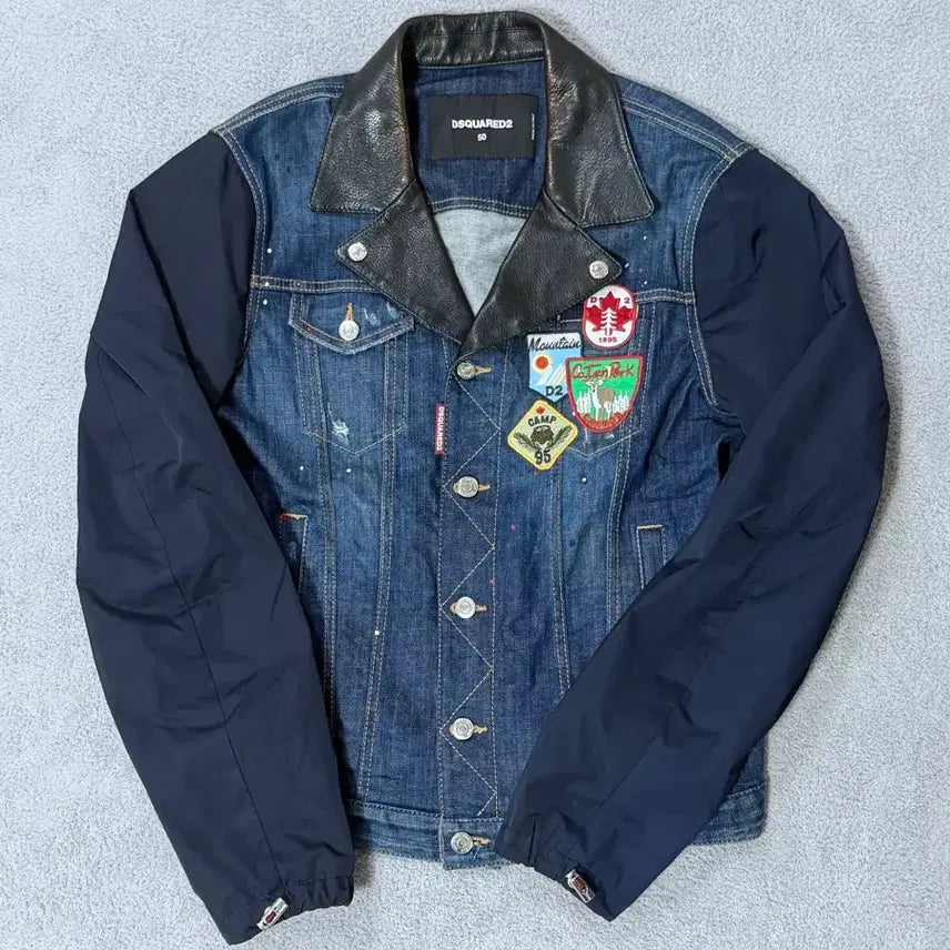 [BUNJANG] DSQUARED2 Mix Denim Jacket / DSQUARED2 mix Denim jacket 디스퀘어드2 믹스데님 자켓