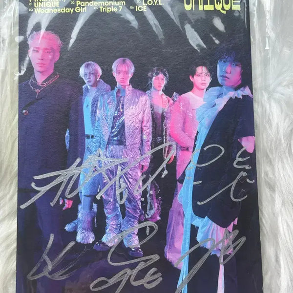 [BUNJANG] P1Harmony Signed 'UNIQUE' Mini Album / P1Harmony 피원하모니 친필 싸인 앨범