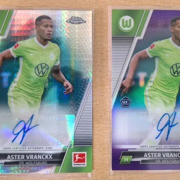 [BUNJANG] Topps Chrome Astor Vranckx Autograph Trading Card Set / 탑스크롬 아스터 브랑크스 오토 팝니다.