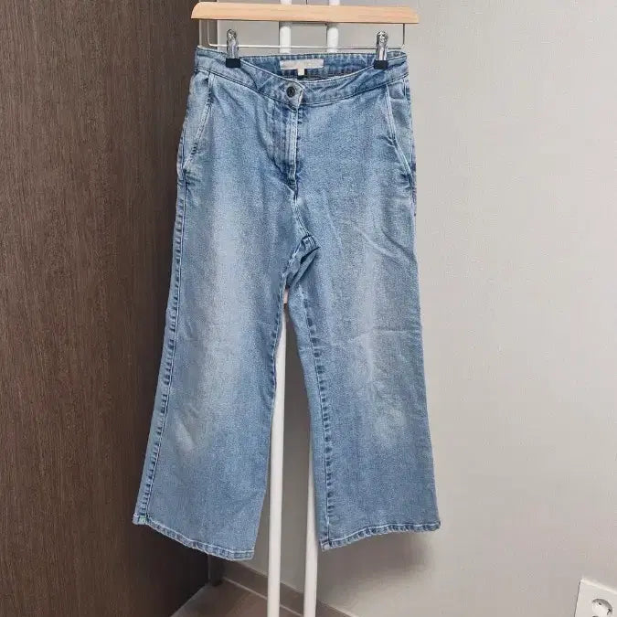 [BUNJANG] Vanessa Bruno Light Wash Stretch Wide Leg Jeans / 바네사부르노(38) 연청스판와이드청바지
