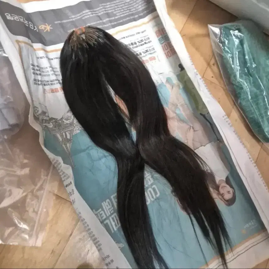[BUNJANG] 16-Inch Tape-In Hair Extensions (80 Pieces) / 3주사용 붙임머리16인치