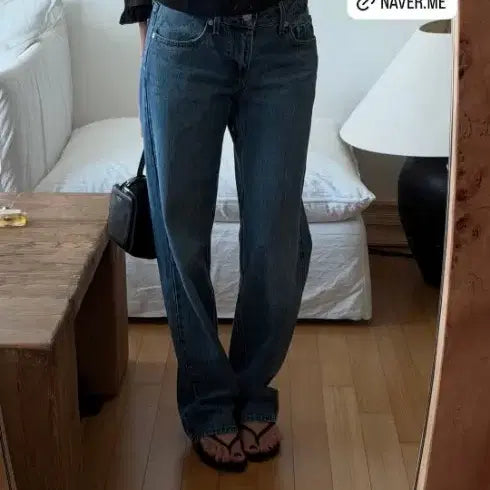 [BUNJANG] Parbel Levi's Medium Indigo Low Straight Jeans 28 / 파르벵,피버 리바이스 미디엄 인디고 28사이즈(0083P-0010)새상품